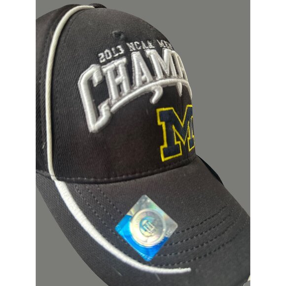 2013 NCAA Mens Champions Michigan Hat Black Top Of The World Final Four Atlanta - Picture 6 of 11